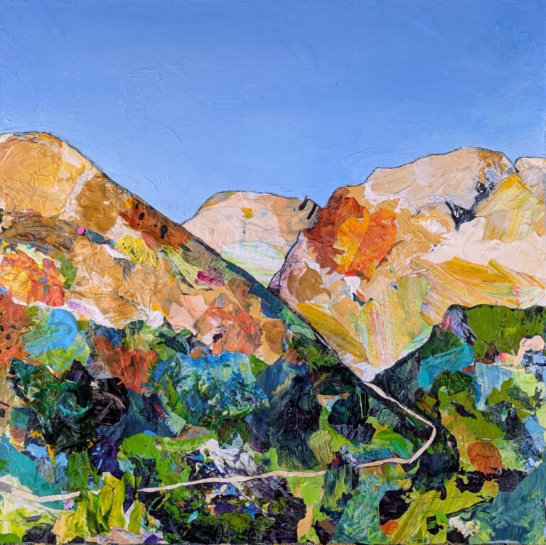 acrylic skins in abstract painting