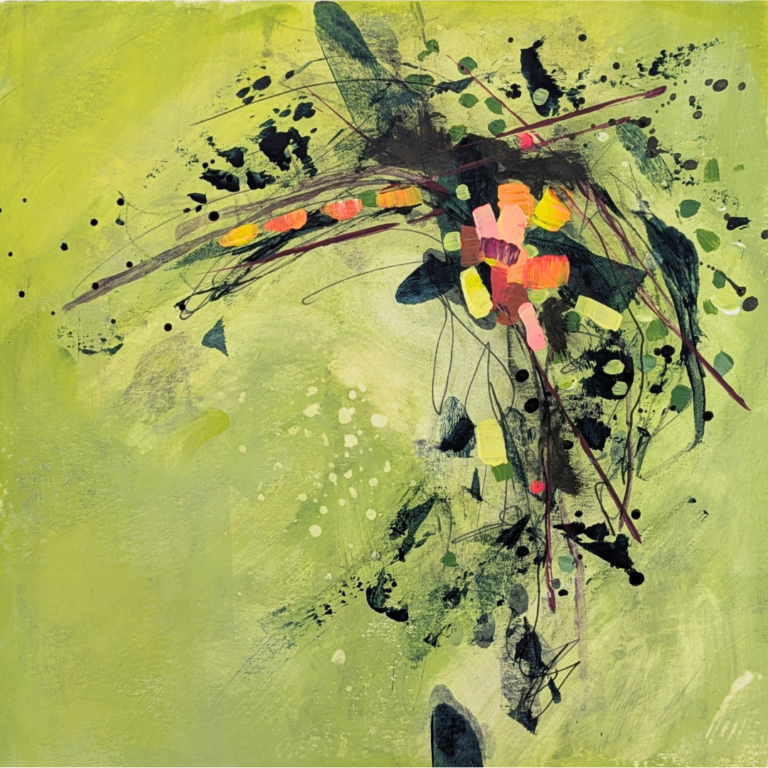 How Line and Movement Fix Flat Abstract Paintings